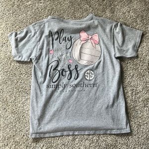 Kids Volleyball Simply Southern Shirt